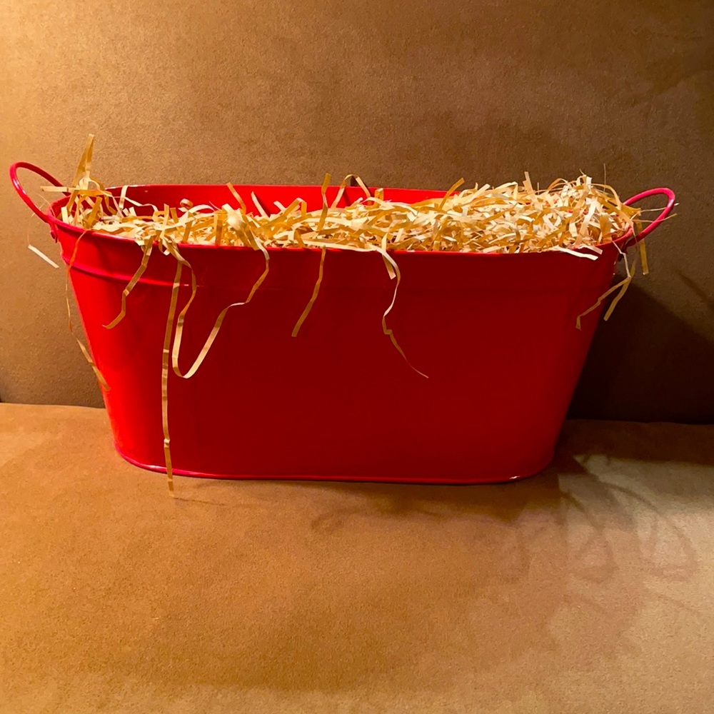 Red Tin Bin